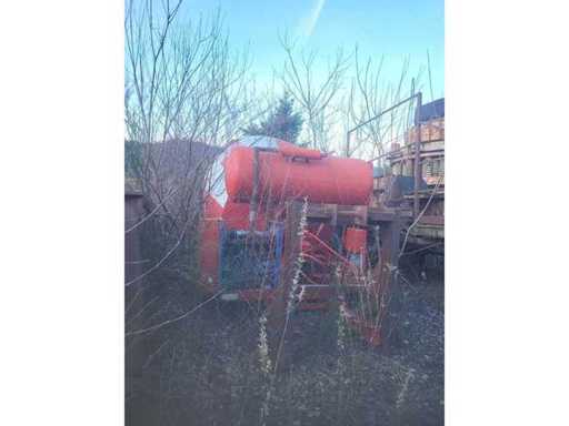 Concrete router on ampliroll cradle