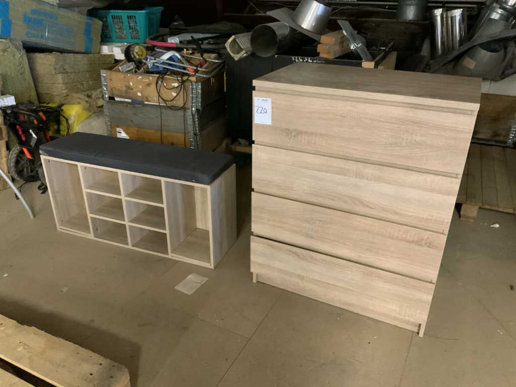 Storage cabinet (2x)