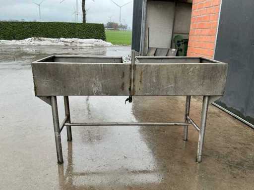 Horse drinking trough