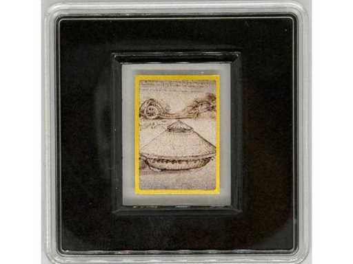 Goud 999 (1/500 oz) – Roos – Chad 500 Francs CFA – Proof Gold Bar