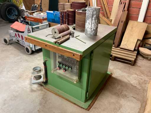 Hout schuurrolmachine