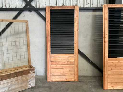 Panou cu lamele reglabile Douglas 223x90 cm