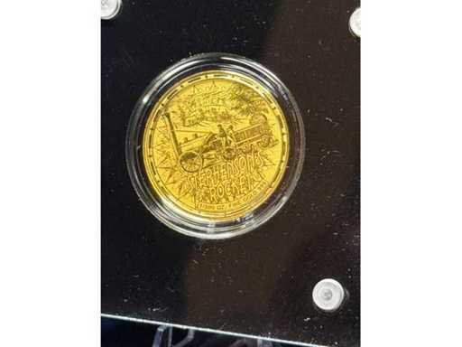 Leggende in Oro | 100 franchi CFA Niger 999 oro finito 1/500oz | Il razzo di Stephenson