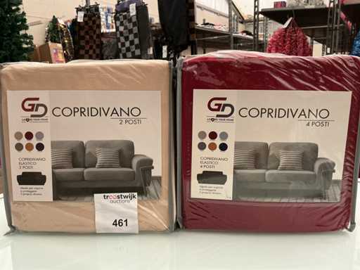 Copridivano. Bezug des Sitzbezugs. (2x)