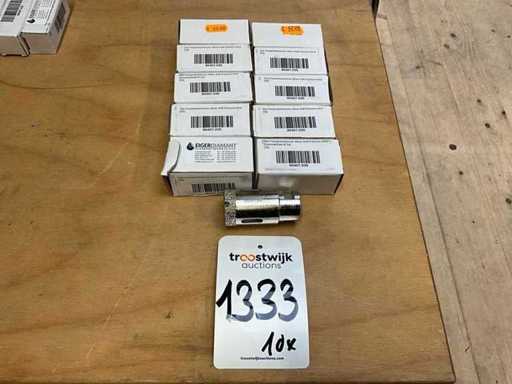 M14/35 Dia-Trockenbohrkronen Silver Drill Premium (10x)