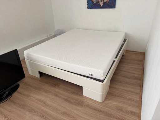 Bed with mattress (IKEA) queen size