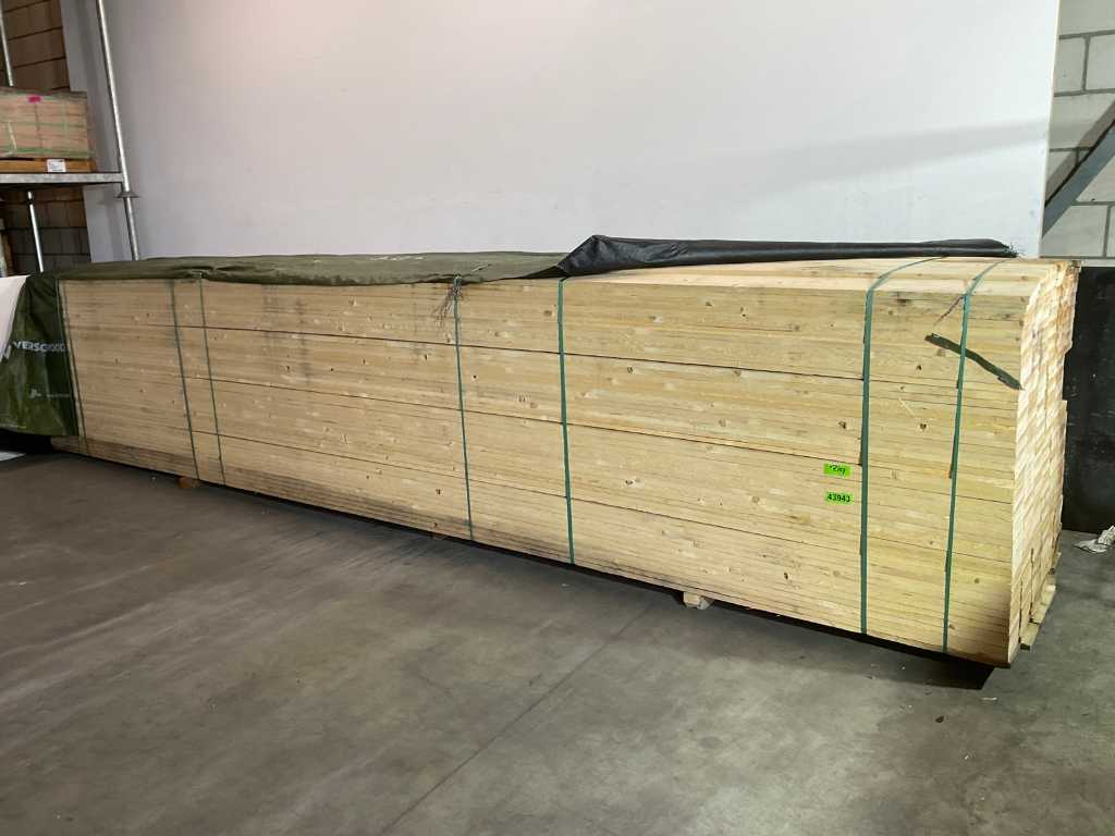 Vuren plank 600x17,5x2,5 cm (15x)
