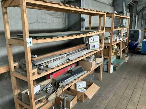 Contenu de l’entrepôt sur mezzanine