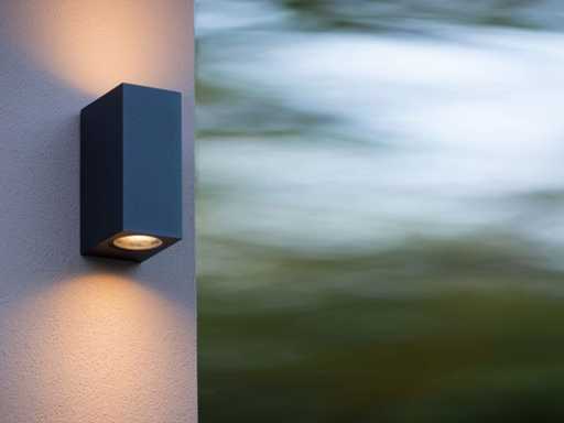 Lampe murale GU10 à raccord duo étanche (24x)
