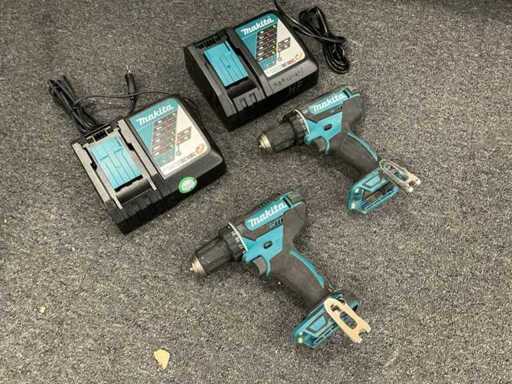 2024 Makita DDF482 Drill (2x)