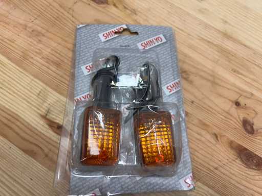 Shin Yo universal motorcycle blinkers – set (new, original packaging)