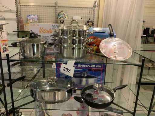 SSW 7-piece Cooking Pot Set