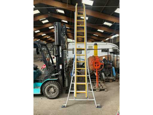 Scala scorrevole Solid D14 a 3 pezzi