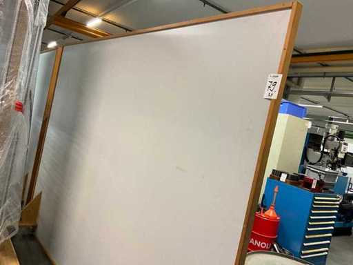 Raumteiler / Trennwand fahrbar (2x)