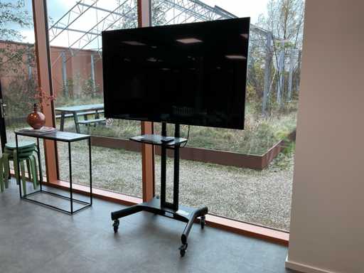 LG 65UM3DG-B 65" Display Signage on Mobile Stand