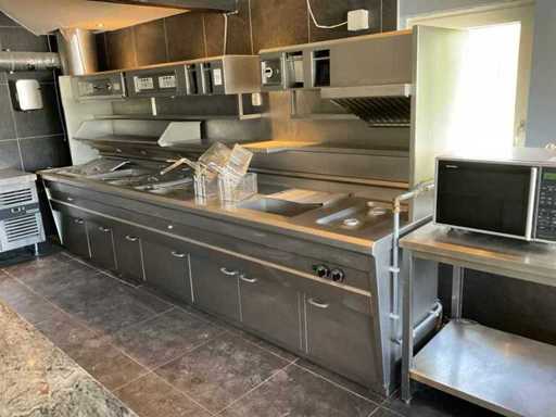 Florigo Aardgas Friteur bakwand