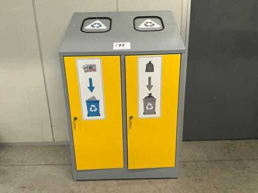 Double Metal Sorting Bin