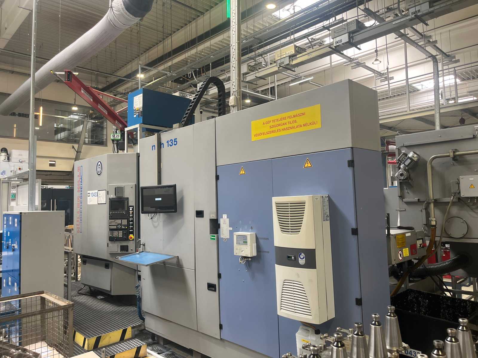 Hüller Hille – NBH 135 – CNC Horizontal machining centre – 2002