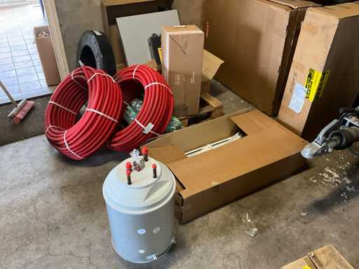 Lot de matériel d’installation de chauffage