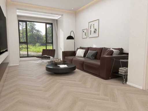 Sol en vinyle uniclic North America Chill 106,56 m2