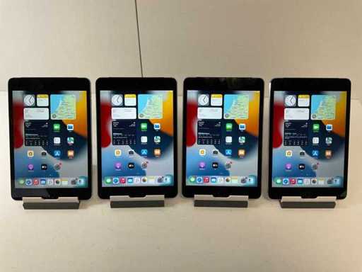 Apple iPad Mini 4 7,9" - WLAN + Mobilfunk - 128 GB / 32 GB - Space Gray (4x)