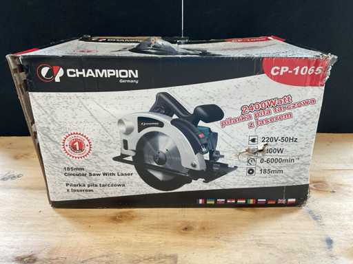 2025 Champion CP-1065 Pi?a tarczowa o mocy 2400 W