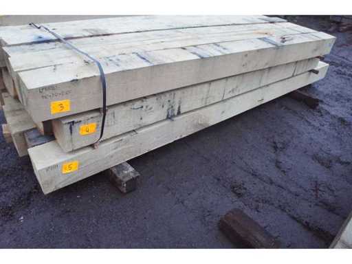 0,41 m³ Eiken balken 150x150