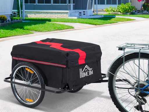 Transporttrailer, vrachtfiets, trekstang inbegrepen