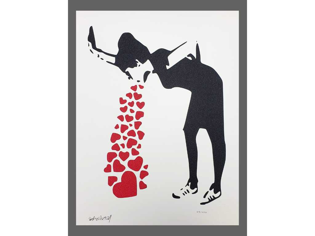 Banksy - Love Sick - Lithographie