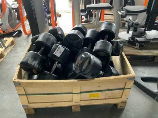 Lifemaxx dumbbell set 1100kg 40 t/m 60kg Krachtstation
