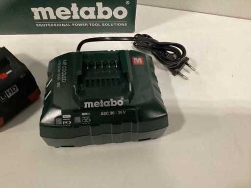 Metabo Batteries and charger 18V 5.5 ah