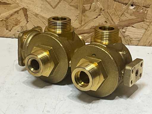 Honeywell VBG6-20HF Klephuis 6weg ventiel, DN20 N16 platte zittingen, buitendraad