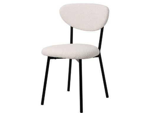 Giga furniture Melanie boucle beige 8823843 Dining chair (4x)