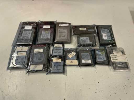 Charge verschiedener Festplatten (14x)