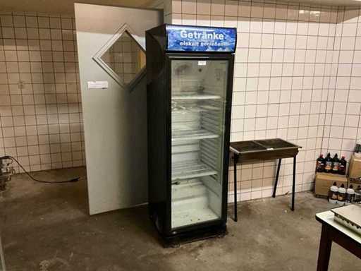 Exquisit ELDC 400 2XL Glastür-Kühlschrank