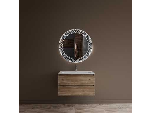 Gliss Design Mobile Base 80 cm Zeus Set Pino Nero