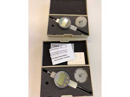 SCHUT - (2x) Digitalmessuhr / Digital Indicator 0–25 mm