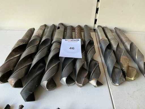 Lot Metal Drills HSS (10x)