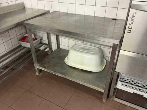 Stainless steel work table