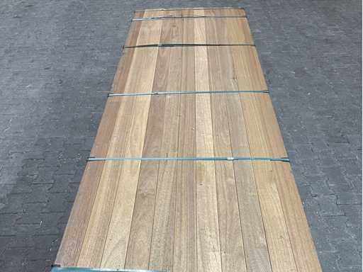 Guyana Teak planks planed 2750x90x21mm (149x)