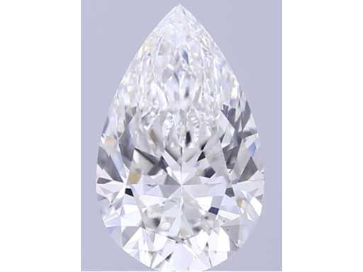 Diamant - 2.05 carat Peer vorm geslepen diamant (gecertificeerd)