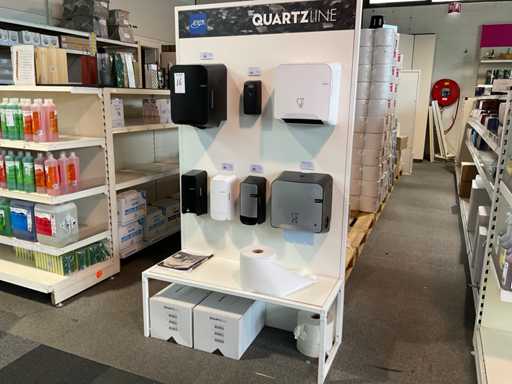 Quartzline showroom met samples dispensers (2x)
