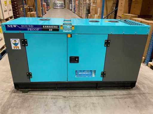 2023 Kawakenki KK60-III-SSS Silent diesel generator 60kva