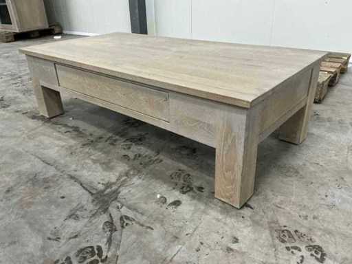 Eichencouchtisch 140x70,5x41 cm