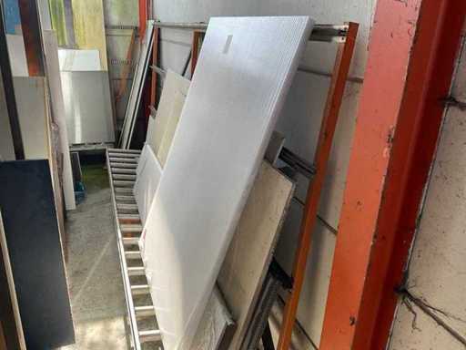 Magazijnstelling met rollenbaan (2x)