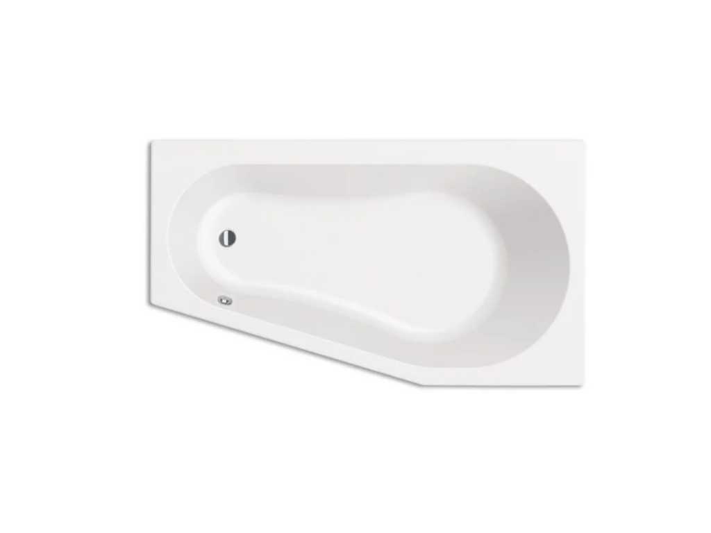 Optimo Compact Shower bath left 160x90cm