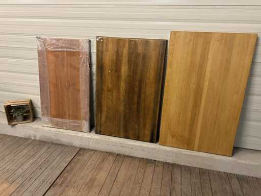 Piano del tavolo in rovere massello (3x)