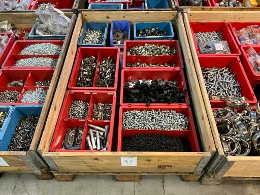 Charge von Befestigungselementen