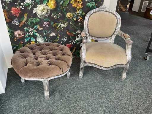 Fotoliu și otoman pentru copii