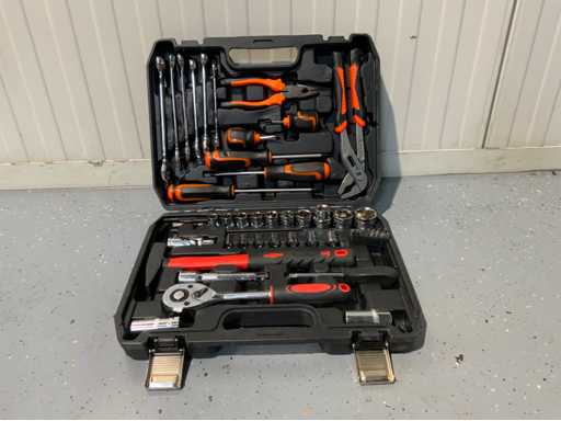 2025er Werkzeugkasten mit 58 Stücken